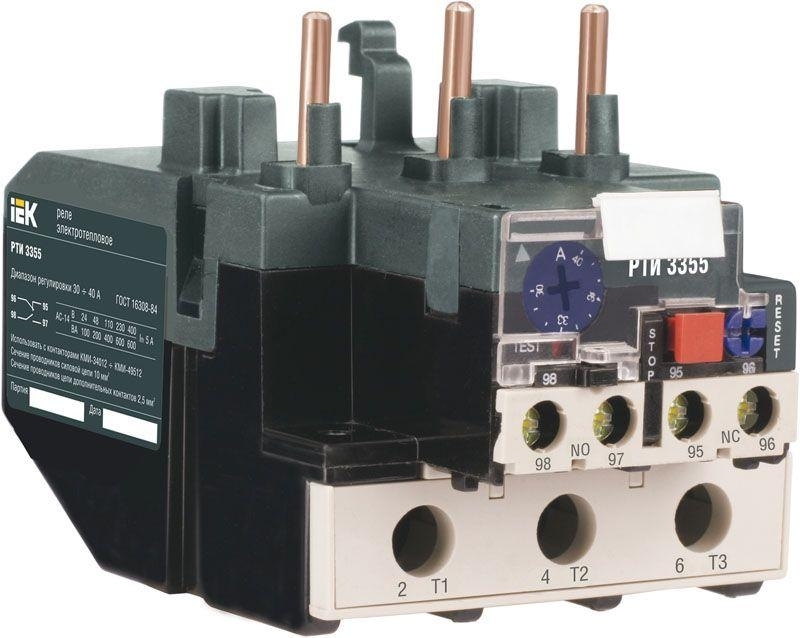 Реле тепловое РТИ 3359 48-65А IEK DRT30-0048-0065