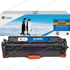 Картридж лазерный G&G GG-CC530A черный (3500 стр.) для HP CLJ CP2020/CP2025/CM2320 MFP, MF8330/8350