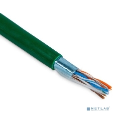 Кабель витая пара Rexant F/UTP, CAT 6, нг(А)-LSLTx, 4х2х0,575мм, 23AWG, INDOOR, SOLID, зеленый, 305м