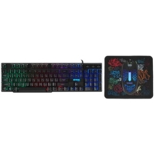 Комплект клавиатура+мышь Oklick 400GMK проводной, USB, 1200 DPI, чёрный