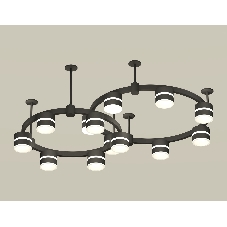 Светильник Ambrella light XR92221001/13 SBK/FR черный песок/белый матовый GX53 (A9222, A9227, C9238, C9232, N8445)