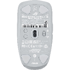Мышь беспроводная ASUS ROG Strix Impact III белый, 36000 dpi, USB Type-A, радиоканал, Bluetooth, кнопки - 5