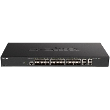 Коммутатор D-Link DXS-1210-28S/A1A, 24×10 Гбит/с SFP+ + 4×10 Гбит/с Combo, управляемый