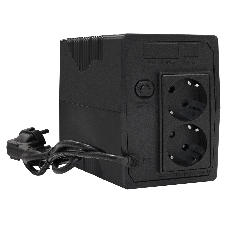 Источник бесперебойного питания ExeGate Power Smart ULB-1000.LCD.AVR.2SH 1000VA/550W, LCD, AVR, 2*Schuko, черный