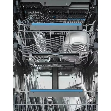 Встраиваемая посудомоечная машина ELECTROLUX EEG63400L/Встраиваемая узкая посудомоечная машина, загрузка на 10 комплектов посуды, сенсорное управление, 8 программ, 44.6x55x82 см, черный, сушка: стандартная (конденсация), индикация на полу: проекция дисплея