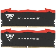 Оперативная память Patriot Viper Xtreme 5, DDR5, 48GB (2x24GB), 8200MHz, CL38, DIMM, с радиаторами, черный