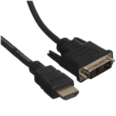 Адаптер (переходник) Gembird HDMI-DVI A-HDMI-DVI-1, 19M/19M, золотые разъемы, пакет