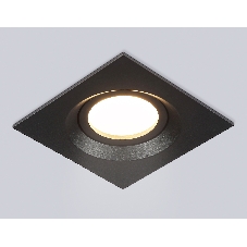 Встраиваемый поворотный точечный светильник Ambrella light TN102744 BK черный IP20 GU5.3 95*95*25