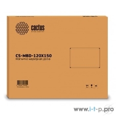 Демонстрационная доска Cactus CS-MBD-120X150 магнитно-маркерная, лак, 120x150 см, алюминиевая рама белый