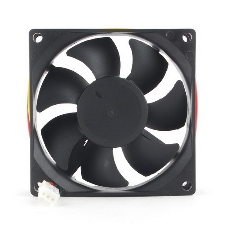 Вентилятор для корпуса Gembird D8025HM-3 черный 80мм 2600rpm 30.5db 3-pin