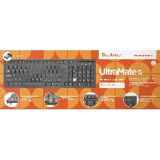 Клавиатура беспроводная Defender ULTRAMATE SM-535 RU USB, радиоканал, черный