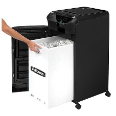 Шредер Fellowes AutoMax 600M черный (секр.P-5)/фрагменты/600лист./83лтр./скрепки/скобы/пл.карты