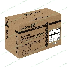 Источник бесперебойного питания ExeGate Power Smart ULB-1000.LCD.AVR.2SH 1000VA/550W, LCD, AVR, 2*Schuko, черный