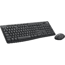Комплект клавиатура+мышь Logitech MK295 беспроводной, USB, чёрный