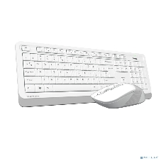 Комплект клавиатура+мышь A4Tech FStyler FG1010 беспроводной, USB, 2000 DPI, белый/серый