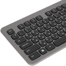 Комплект клавиатура+мышь Smartbuy 233375AG беспроводной, USB, 1600 DPI, серебристый