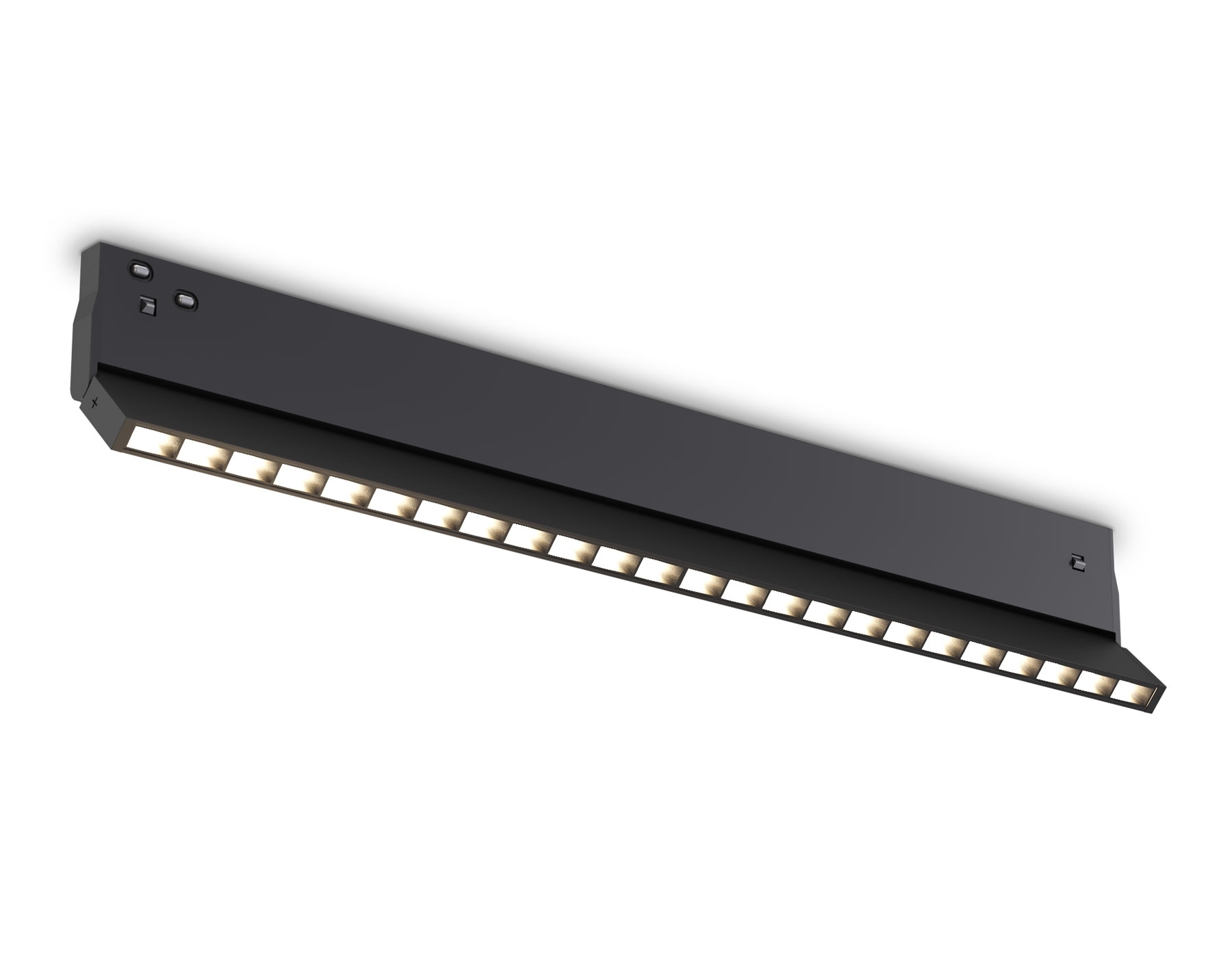 Трековый светильник GL2365 BK черный IP20 20W 3CCT 3000-6400K 48V 400*10*73