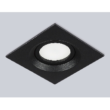 Встраиваемый поворотный точечный светильник Ambrella light TN102744 BK черный IP20 GU5.3 95*95*25