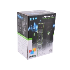 Акустическая система Dialog Progressive AP-222B BLACK - акустические колонки 2.1, 30W+2*10W RMS, Bluetooth, USB/SD reader