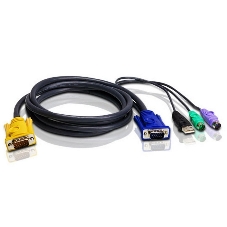 Кабель ATEN USB-PS/2 HYBRID CABLE.; 3M*2L-5303UP