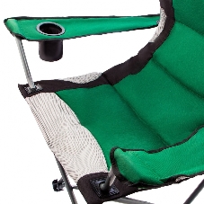 Кресло складное Palisad Camping с подлокотниками и подстаканником 60x60x110/92 см