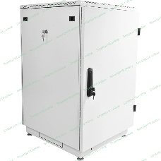 Шкаф коммутационный ЦМО (ШТК-М-24.6.6-3ААА) напольный 24U 600x600 мм пер. дв. металл 2 бок. пан. металл 700 кг серый 455 мм 55 кг 1245 мм