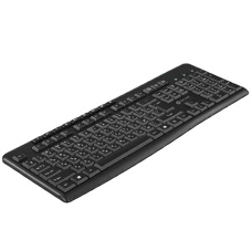 Клавиатура Oklick K257W беспроводная, радиоканал, чёрный