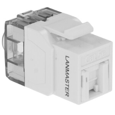 Модуль LANMASTER LAN-OK45U5E/180R-WH информ. KeystoneRJ45 cat.5e белый