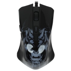Мышь проводная Qumo Rampage M49 черный, 3200 dpi, USB, кнопки - 6