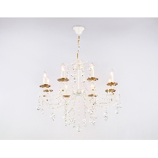 Светильник Ambrella light TR4917/8 WH/GD белый/золото E14/8 max 40W D740*930