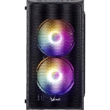 Корпус Formula Air Mesh G4 Plus AR Black, Mini-Tower, чёрный, 3 x 120 мм