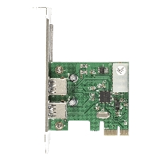 Контроллер ExeGate EXE-319 PCI-E 2.0, 2*USB 3.0 ext, разъем доп.питания (OEM)