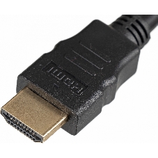 Кабель соединительный аудио-видео HDMI (m)/HDMI (m) 3м. феррит.кольца позолоченные контакты черный (NO NAME)