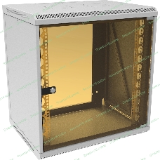 Шкаф коммутационный Suprlan (05-1203) настенный 12U 600x450мм пер.дв.стекл направл.под закл.гайки 70кг RAL 7035 385мм 21.94кг 620мм