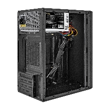 Компьютерный корпус Minitower ExeGate BAA-308UC-UNS500 (mATX, БП UNS500 с вент. 12см, 1хUSB/1хUSB 3.0/1хTypeC, HD Audio, черный)