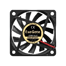 Вентилятор 12В DC ExeGate ExtraPower EP06010S2P черный 60x60x10 мм, 3000 об/мин, 24 дБ, 2 pin