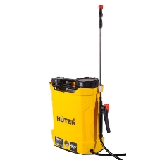 Опрыскиватель Huter SP SP-10AC аккум. ранц. 10л желтый/черный (70/13/52)