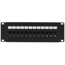 Патч-панель Lanmaster LAN-PPF12U5E/W 19