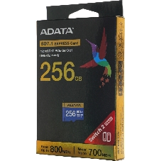 Флеш карта SD 256Gb ADATA Premier Extreme SDXC Class 10 UHS-I U3 V30S 800/700 MB/s (UD256GEX3L1-C)