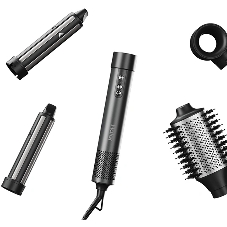 Фен-щетка Haier HHS-602 графитовый, 1400 Вт, 25 мм