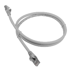Патч-корд LANMASTER FTP LAN-PC45/S6A-5.0-GY вилка RJ-45-вилка RJ-45 Cat.6А 5м серый LSZH (уп.:1шт)