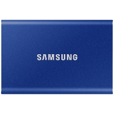 Внешний SSD Samsung T7, 2TB, USB 3.2 Gen 2 Type-C, R/W 1050/1000, синий