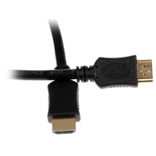 Кабель Cablexpert HDMI CC-HDMI4L-1M, 19M/19M, v2.0, серия Light, позол.разъемы, экран, 1м, черный, пакет