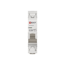 Выключатель автоматический 1п 25А (C) 6кА ВА 47-63N PROxima EKF M636125C