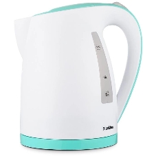 Чайник электрический Blackton Bt KT1702P белый/зеленый, 1.7 л, 2200 Вт, скрытый нагревательный элемент