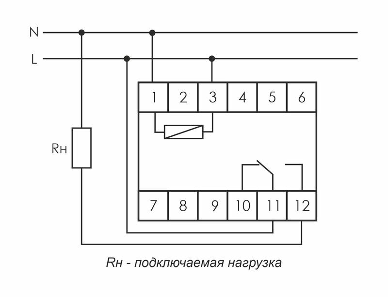 Реле времени PCA-512 (задержка выкл. 230В 8А 1перекл. IP20 монтаж на DIN-рейке) F&F EA02.001.001