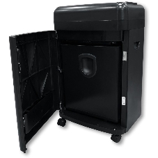 Шредер Office Kit S180 (0,8х1) черный (секр.P-7)/фрагменты/5лист./32лтр./пл.карты/CD