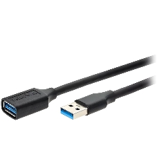 Кабель удлинительный USB3.0 Am-Af 1.8m Telecom черный (TUS708-1.8M)