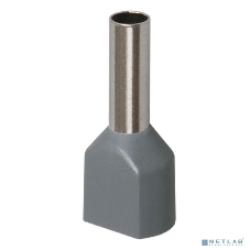 Наконечник-гильза изол. НГИ2 4.0-12 сер. (уп. 100 шт) IEK UTE10-D4-0-100