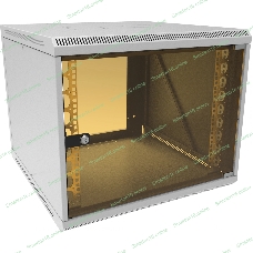 Шкаф коммутационный Suprlan (05-1096) настенный 12U 600x600 мм пер. дв. стекл направл. под закл. гайки 70 кг RAL 7035 535 мм 22.69 кг 500 мм